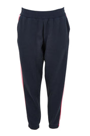 Lover Cotton Blend Track Pant – Navy