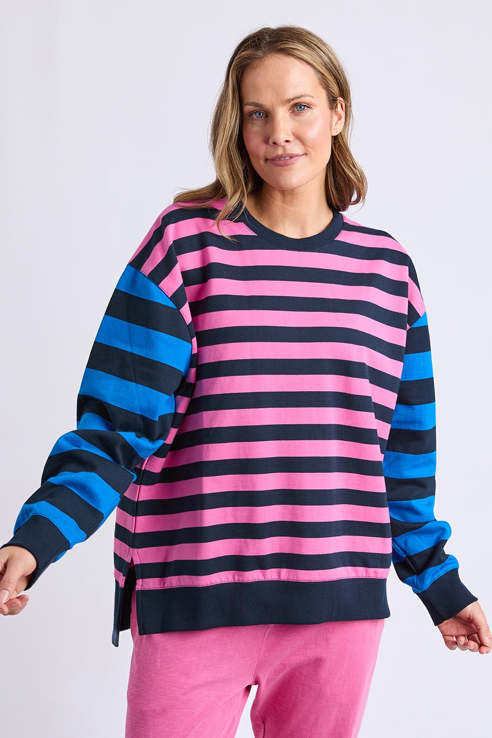 Eden Cotton Crew – Pinknavy