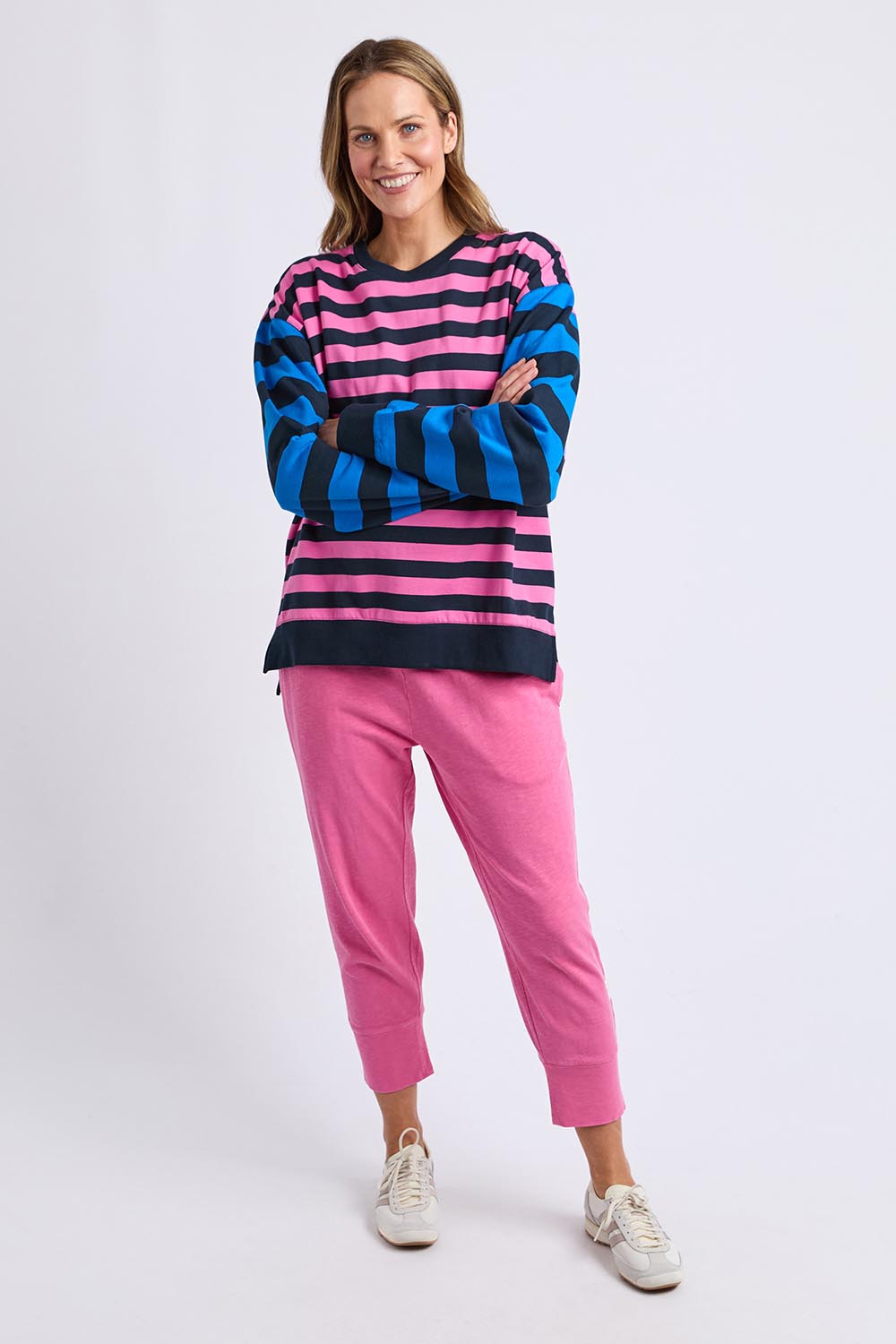 Eden Cotton Crew – Pinknavy