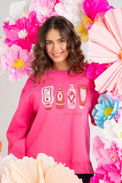 Secret Sauce Cotton Crew – Hotpink