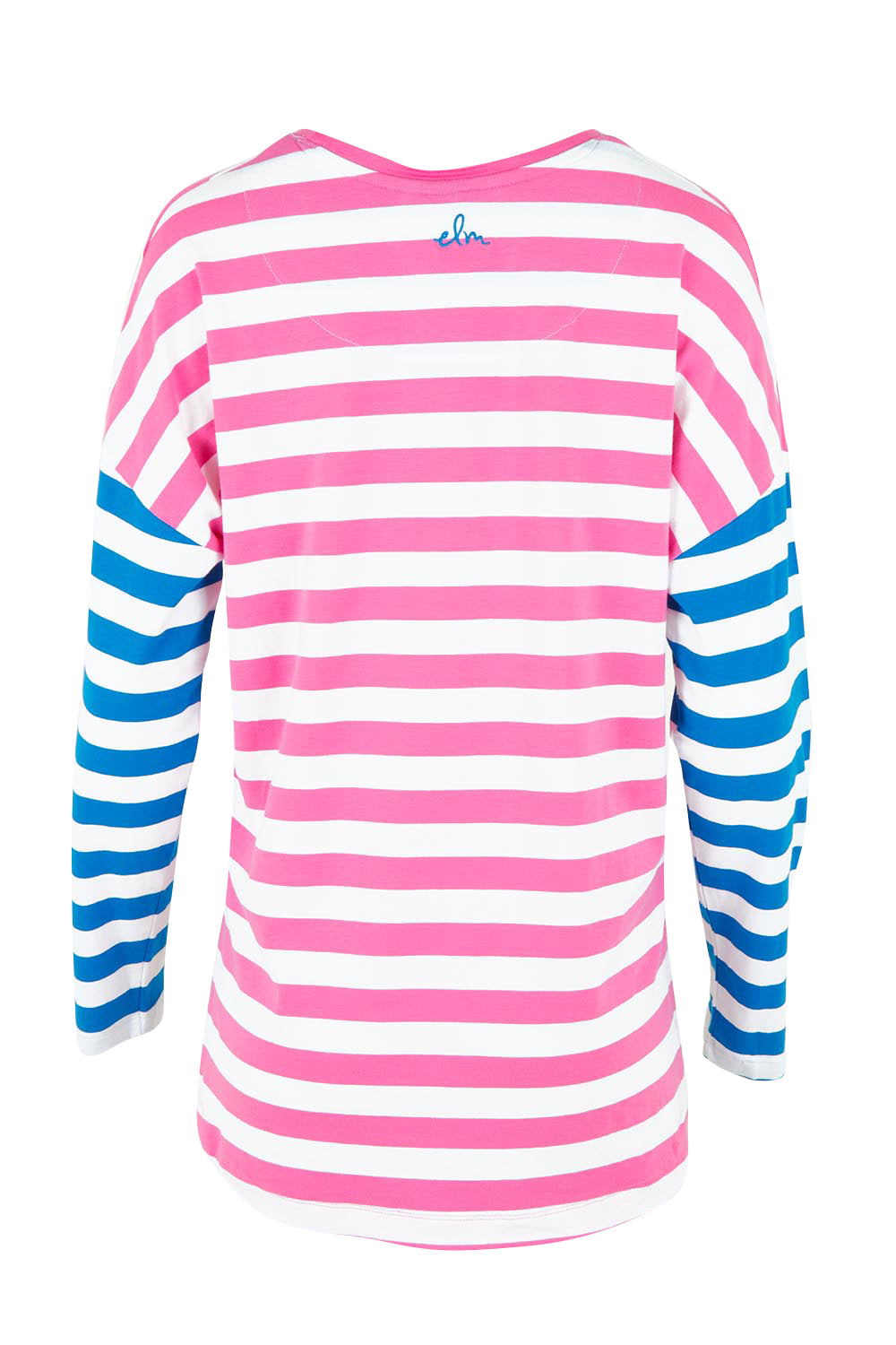 Rouge Stripe Cotton Long Sleeve Tee – Pinkwhite