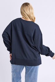 Elin Cotton Crew – Navy