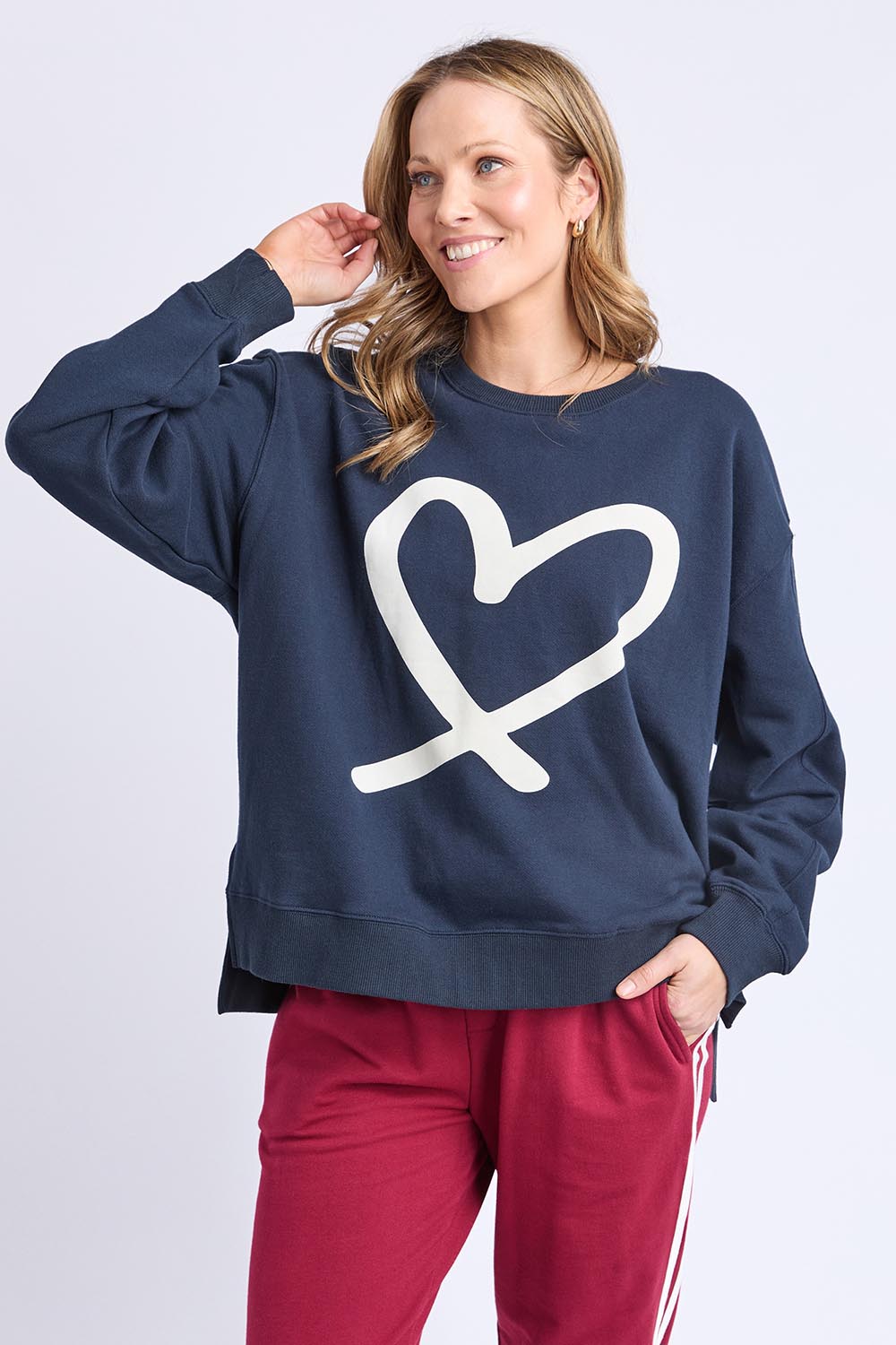 Elin Cotton Crew – Navy