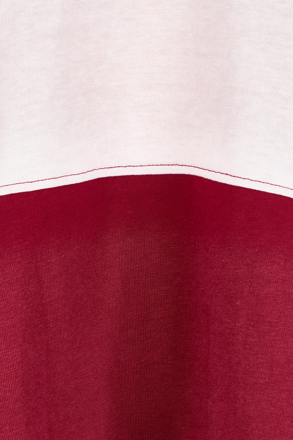 Maja Cotton Rugby Top – Maroon