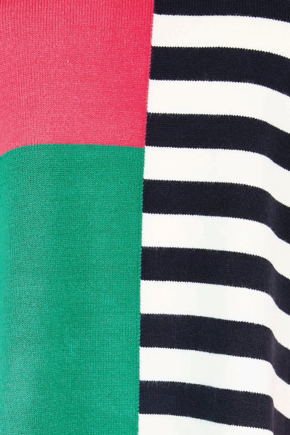Product shot of the Viken Knit – Midnight in colour Midnight, showing detail