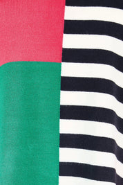 Product shot of the Viken Knit – Midnight in colour Midnight, showing detail