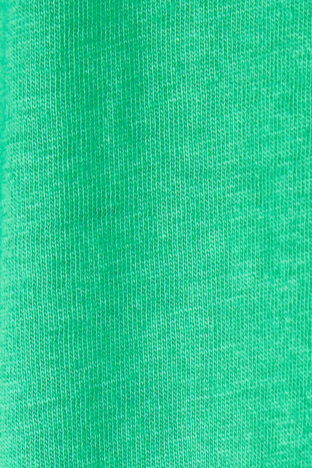 Product shot of the Joanna Tee Dress in colour Green (Green), detail