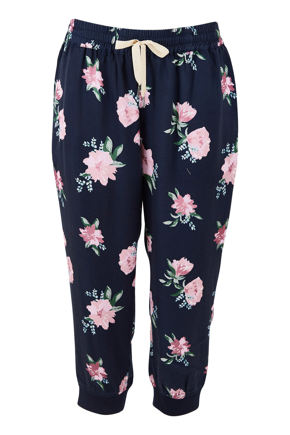 Product shot of the Primrose Pant in colour Navy (Blue), from the front