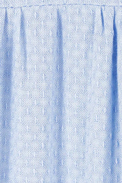 Product shot of the Kiara Top in colour Skyblue (Blue), detail