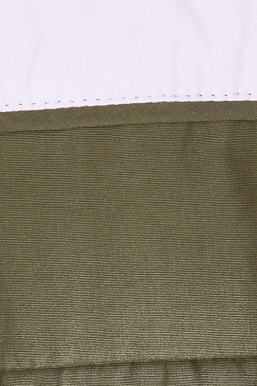 Product shot of the Laura Spray Jacket in colour Khaki (Green), detail