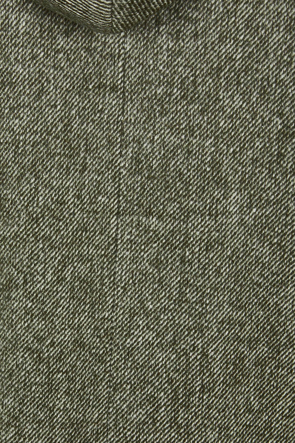 Product shot of the Jordan Coat in colour Clover (Green), detail