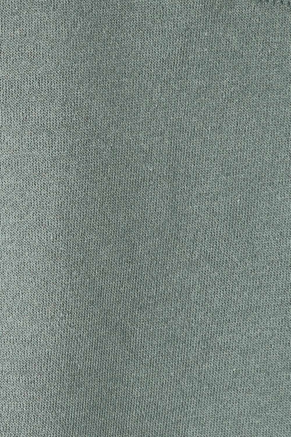 Product shot of the Laura Wombat Crew in colour Seapine (Green), detail