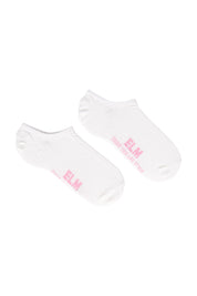 Product shot of the No Show Socks 2Pk in colour Mustawhite, detail