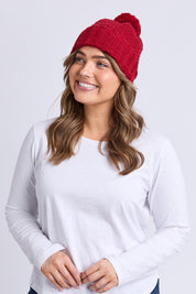 Berry Beanie - Cranberry