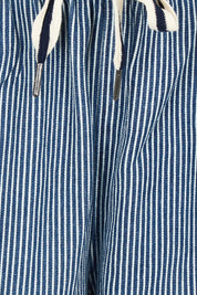Julia Pinstripe Denim Pant - Bluewhite