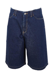 Product shot of the Faith Denim Shorts – Dblue in colour Dblue, from the front