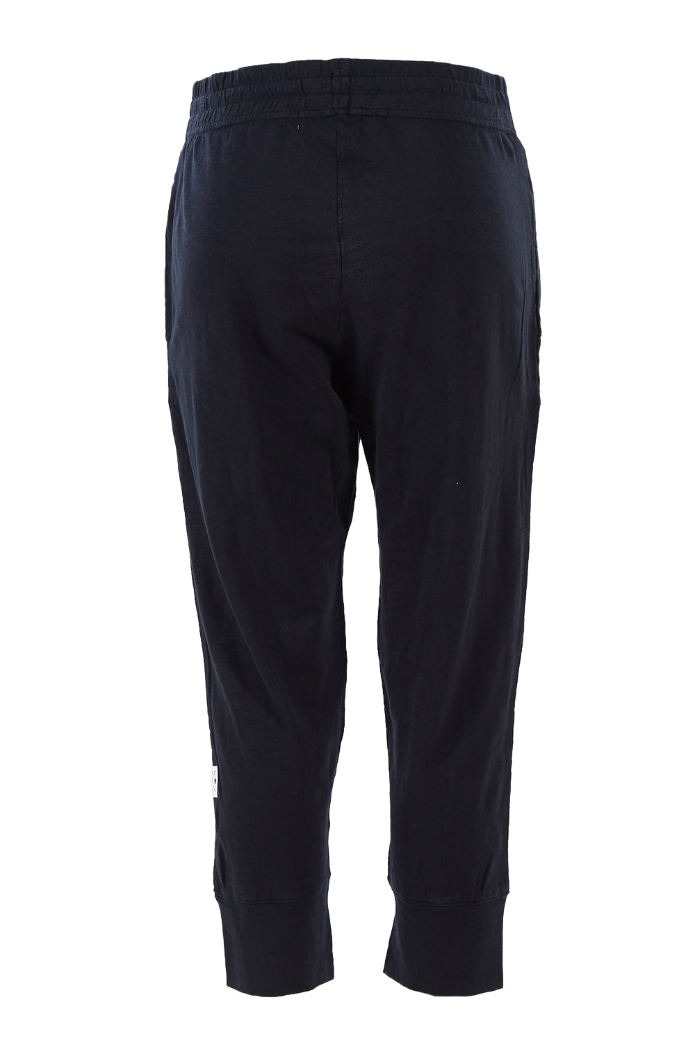 Product shot of the Fundamental Brunch Cotton Pant in colour Black (Black), from the back