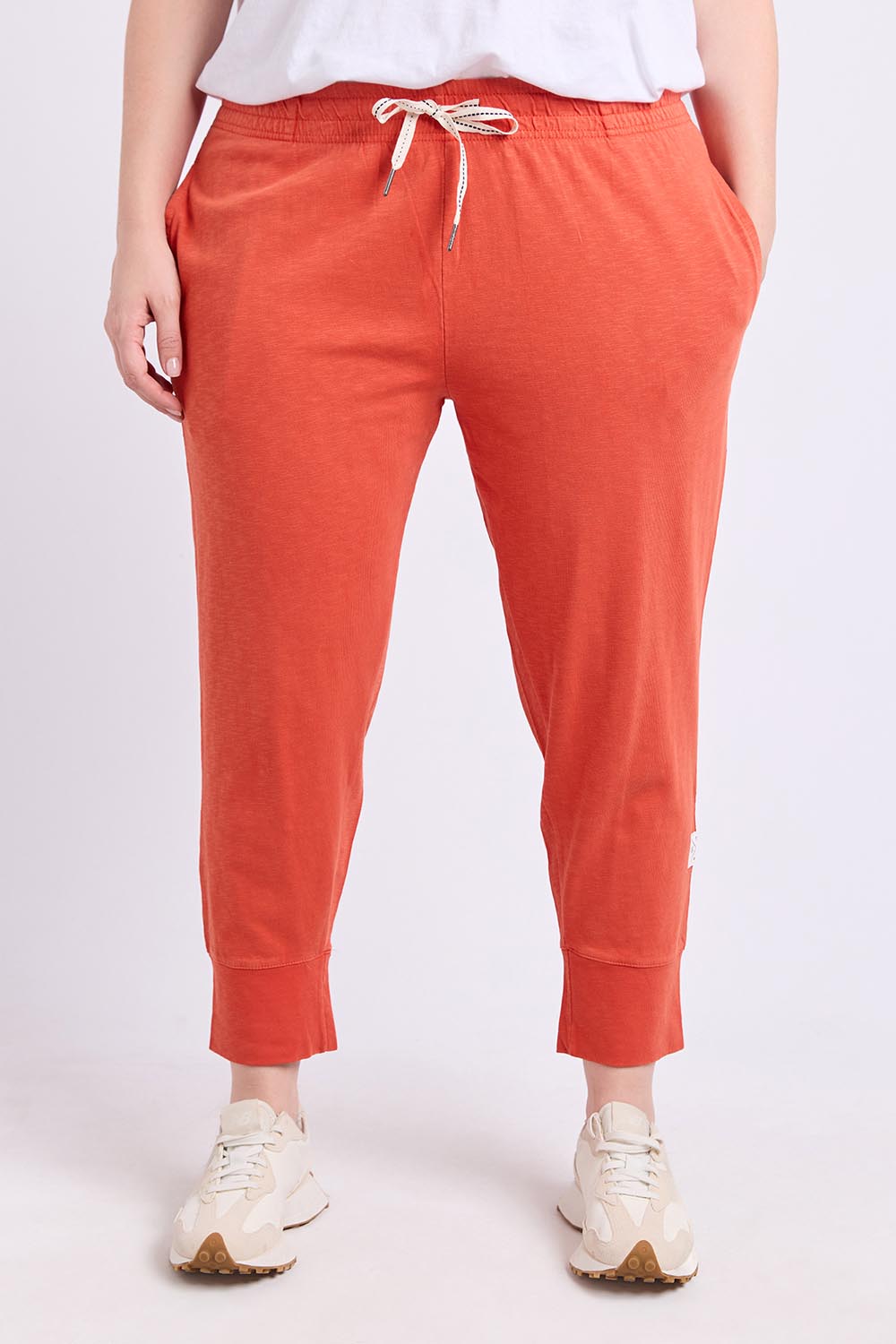 Fundamental Brunch Cotton Pant - Brntorange