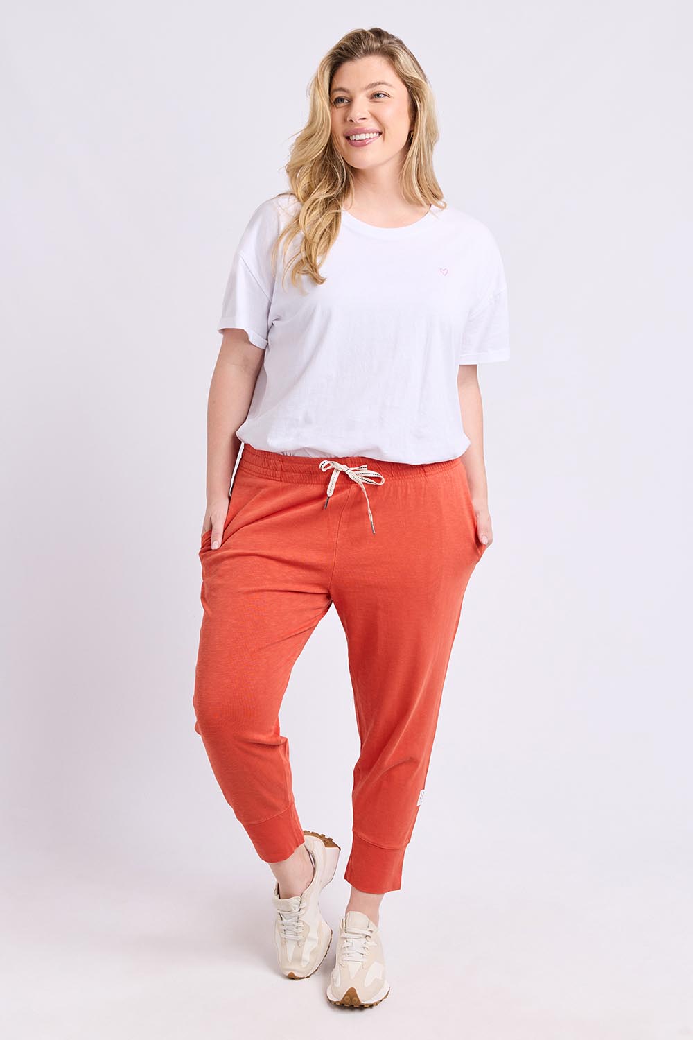 Fundamental Brunch Cotton Pant - Brntorange
