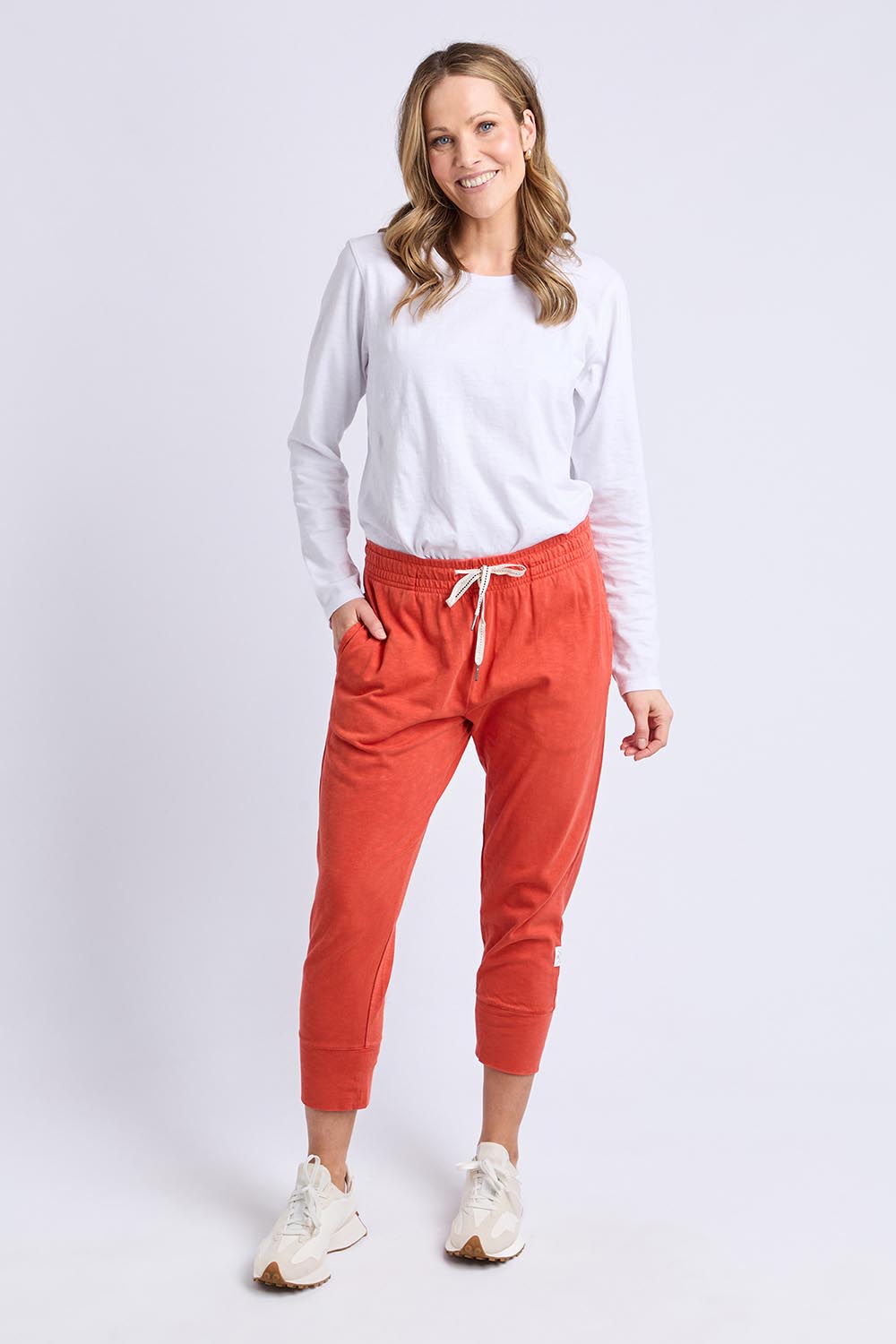 Fundamental Brunch Cotton Pant - Brntorange
