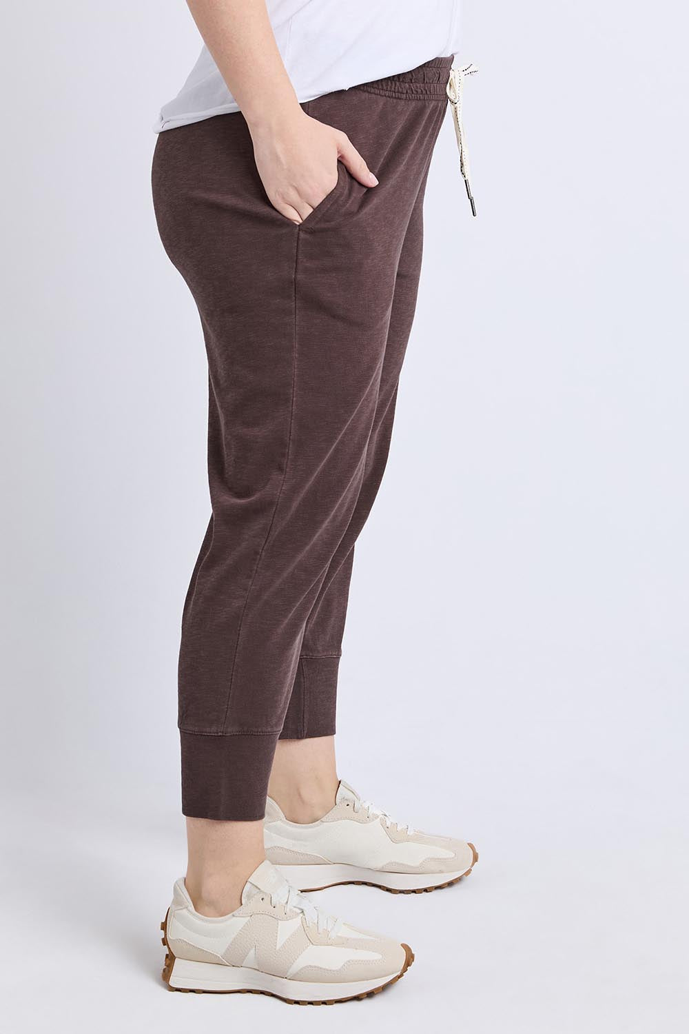 Fundamental Brunch Cotton Pant - Coffee