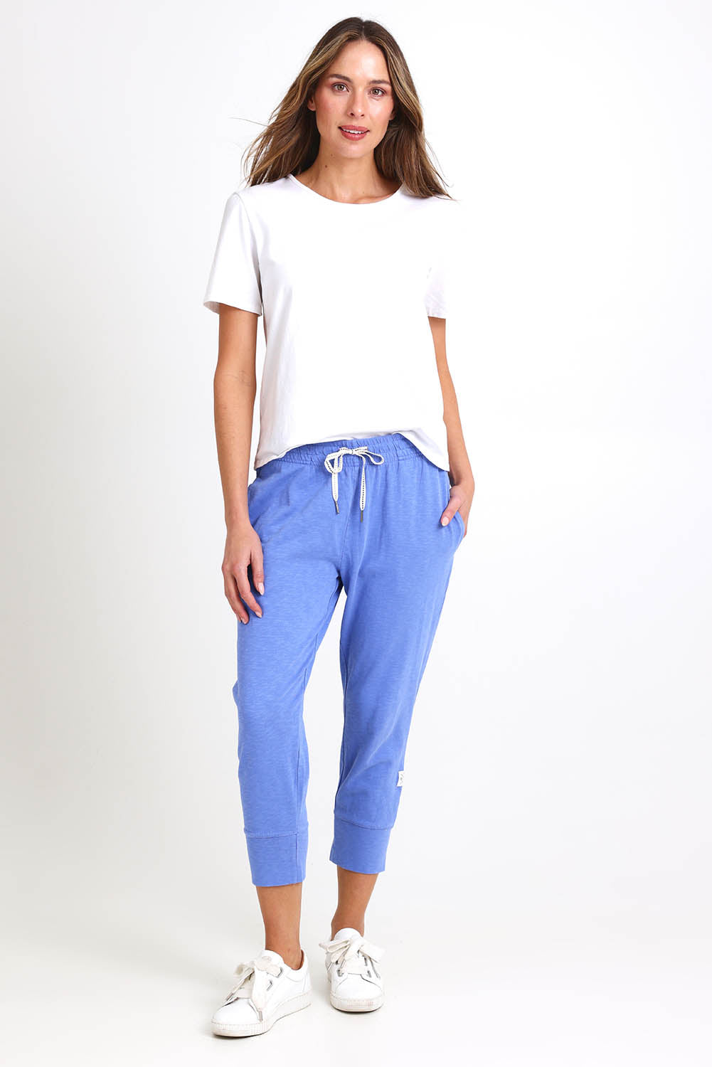 Fundamental Brunch Cotton Pant - Cornflower