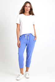 Fundamental Brunch Cotton Pant - Cornflower