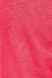 Product shot of the Fundamental Brunch Cotton Pant – Darkpink in colour Darkpink, showing detail