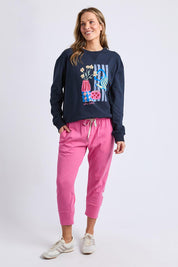 Fundamental Brunch Cotton Pant – Hotpink