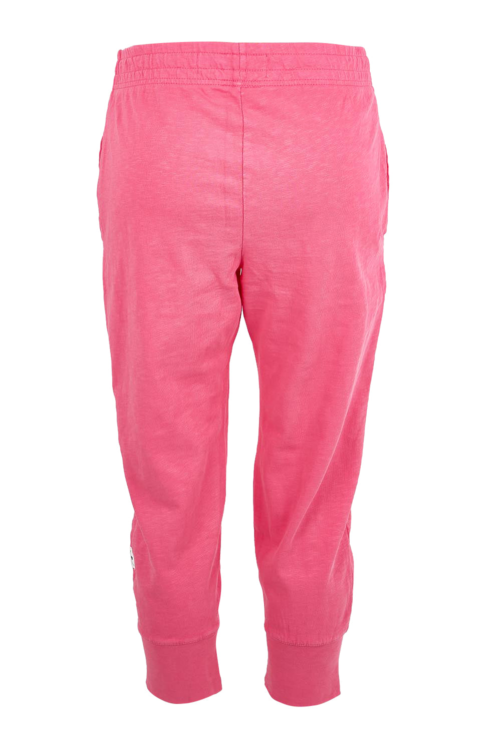 Product shot of the Fundamental Brunch Cotton Pant – Pinklemon in colour Pinklemon, from the back
