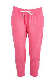 Product shot of the Fundamental Brunch Cotton Pant – Pinklemon in colour Pinklemon, from the front