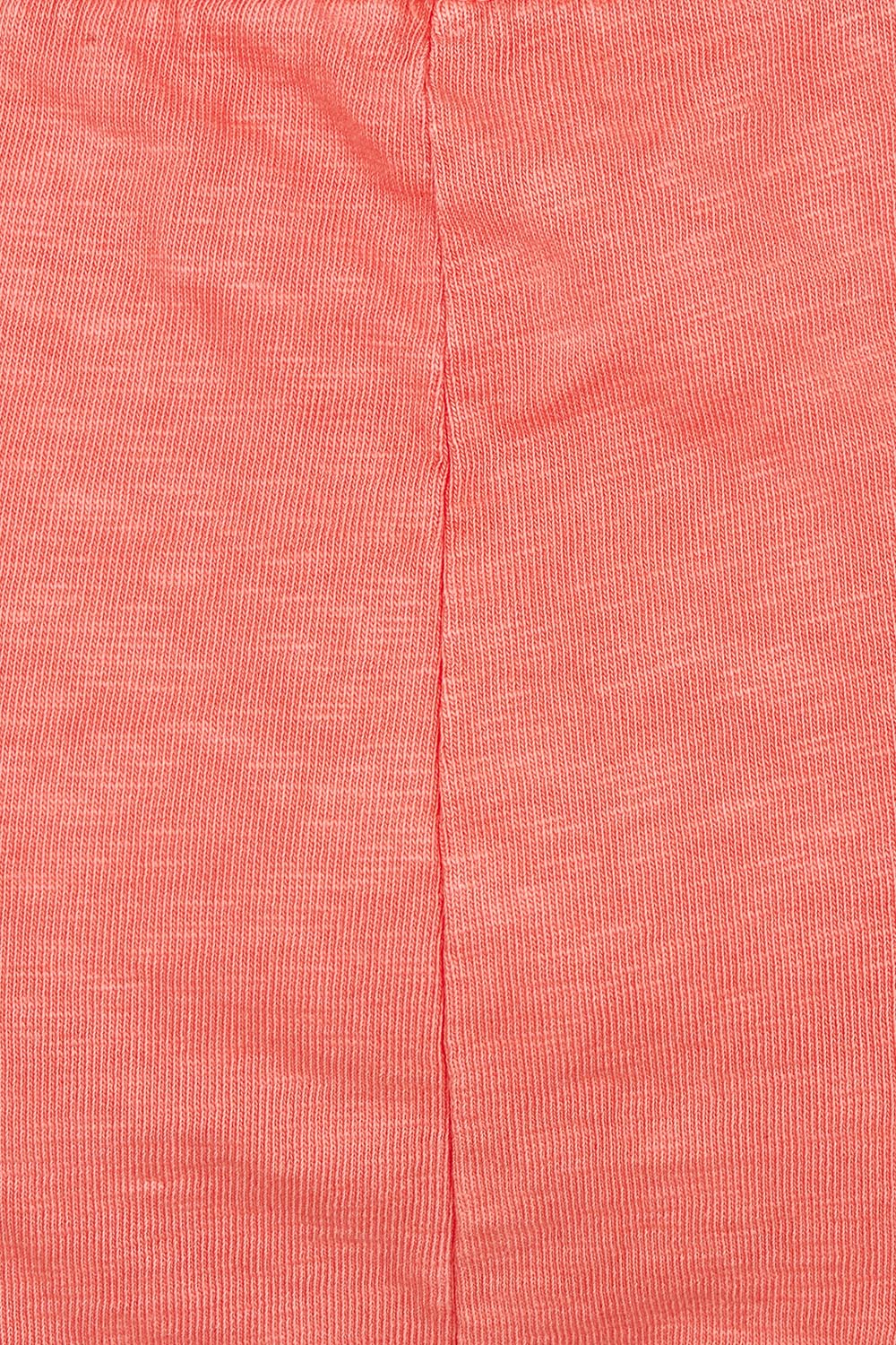 Product shot of the Fundamental Brunch Cotton Pant in colour Sugarcoral (Pink), detail