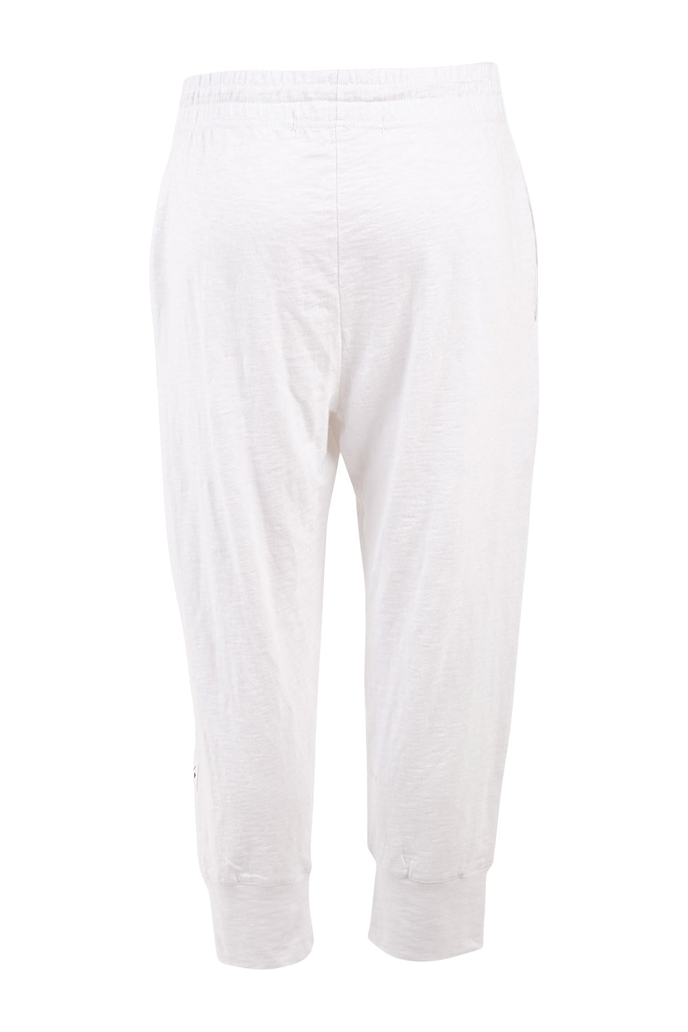 Product shot of the Fundamental Brunch Cotton Pant in colour White (White), from the back