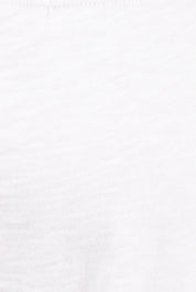 Product shot of the Fundamental Brunch Cotton Pant in colour White (White), detail