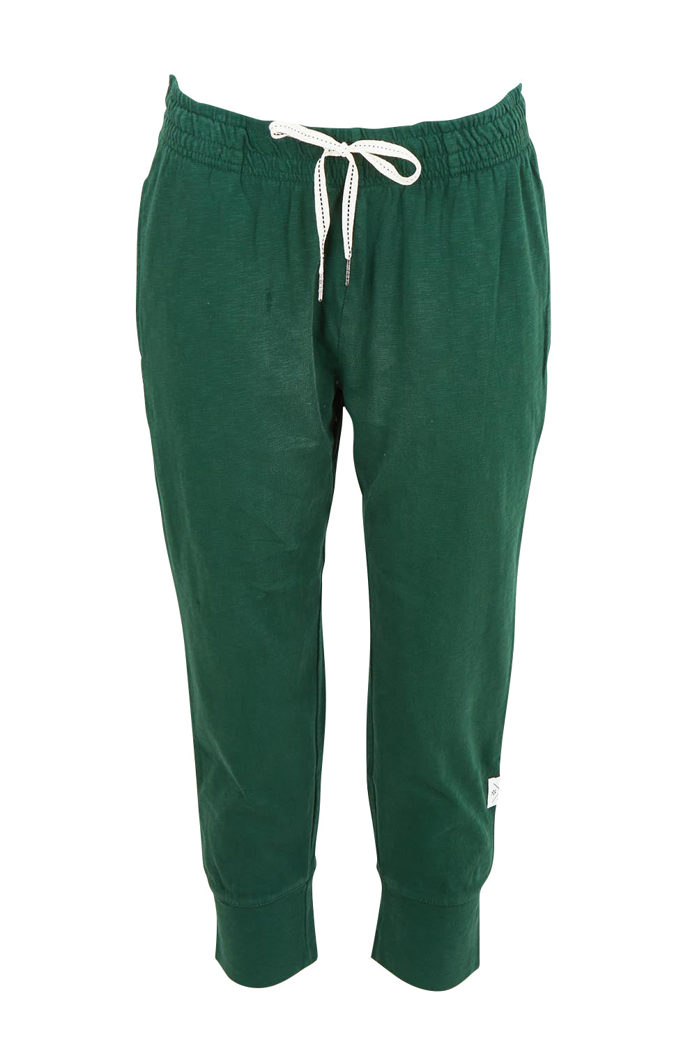 Product shot of the Fundamental Brunch Cotton Pant - Wintgreen in colour Wintgreen, from the front