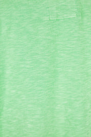 Product shot of the Fundamental Mazie Cotton Sweat Top in colour Meadow (Green), detail