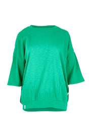 Fundamental Mazie Cotton Sweat Top - Turquoise