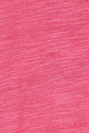 Product shot of the Fundamental Coles Bay Henley in colour Raspberry (Pink), detail