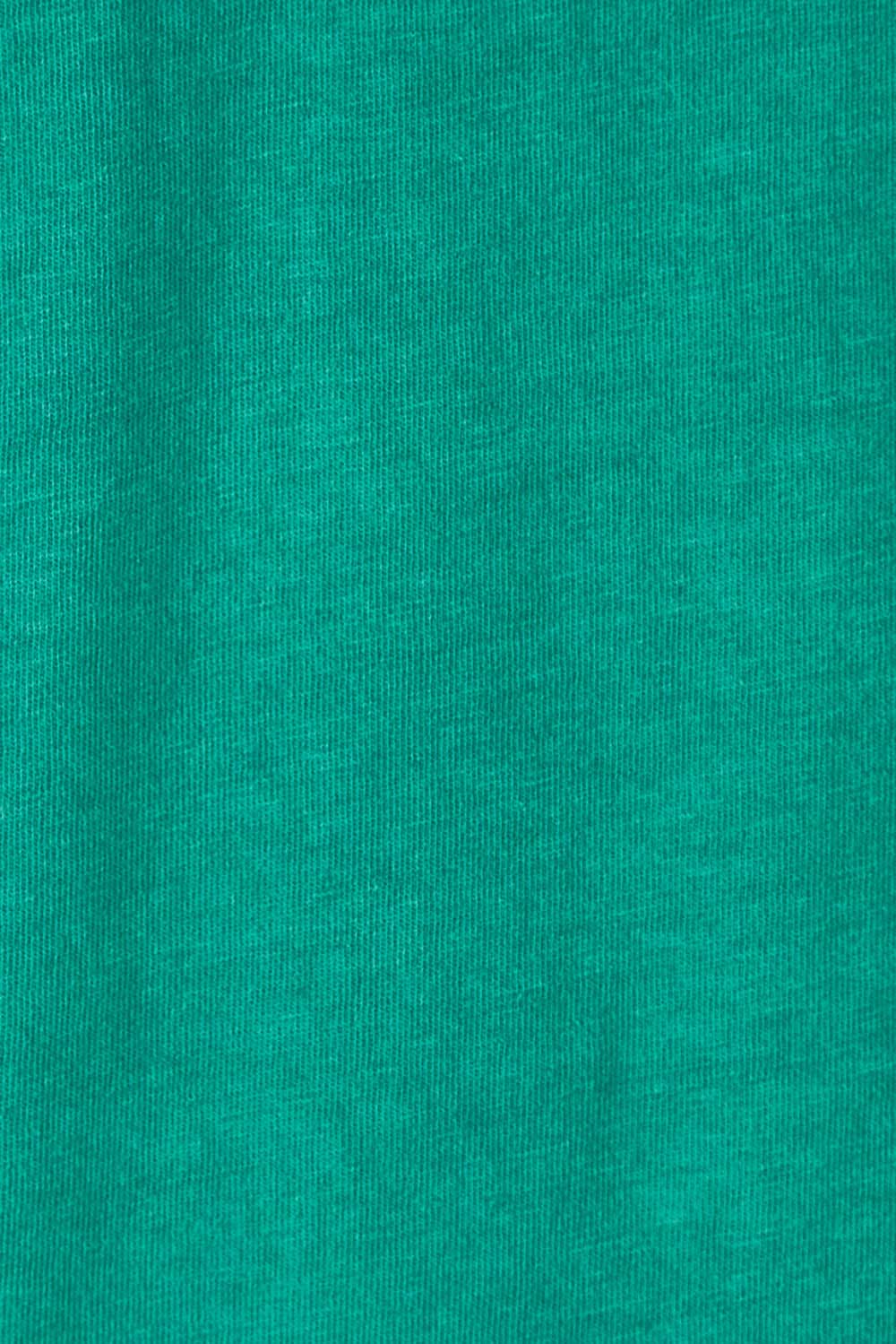 Product shot of the Fundamental Rib Long Sleeve Tee in colour Brightgrn (Green), detail