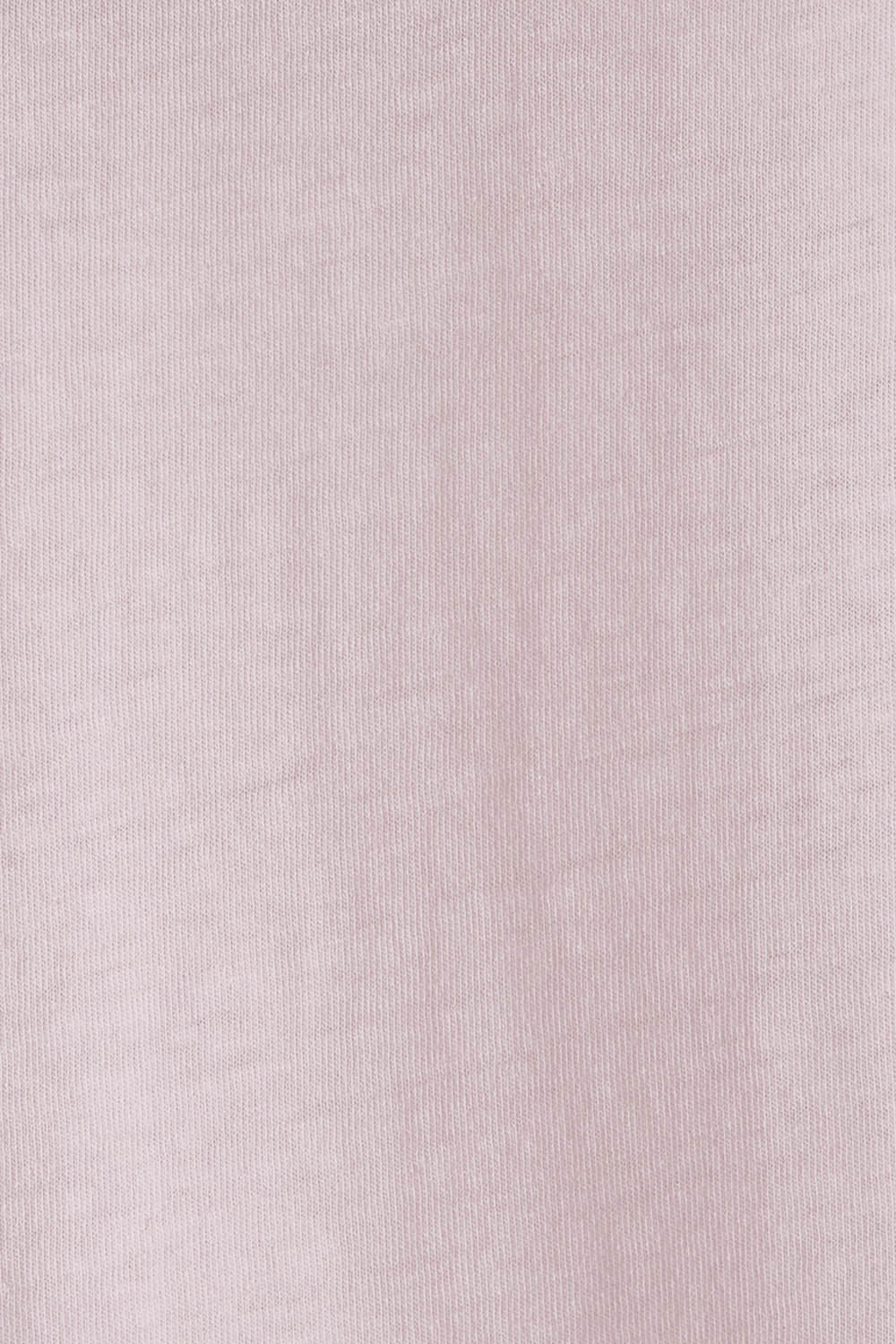 Product shot of the Fundamental Rib Long Sleeve Tee in colour Powderpink (Pink), detail