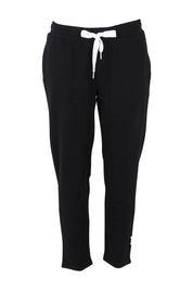 Product shot of the Fundamental Lobby Pant in colour Black (Black), from the front