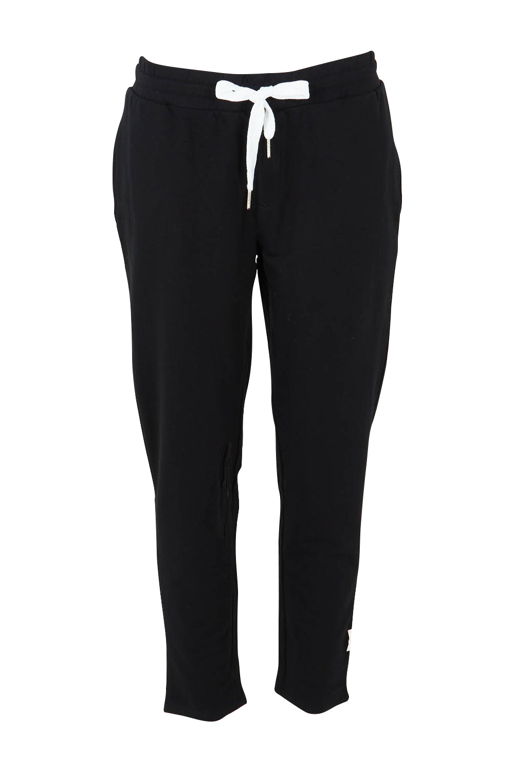 Product shot of the Fundamental Lobby Pant in colour Black (Black), from the front