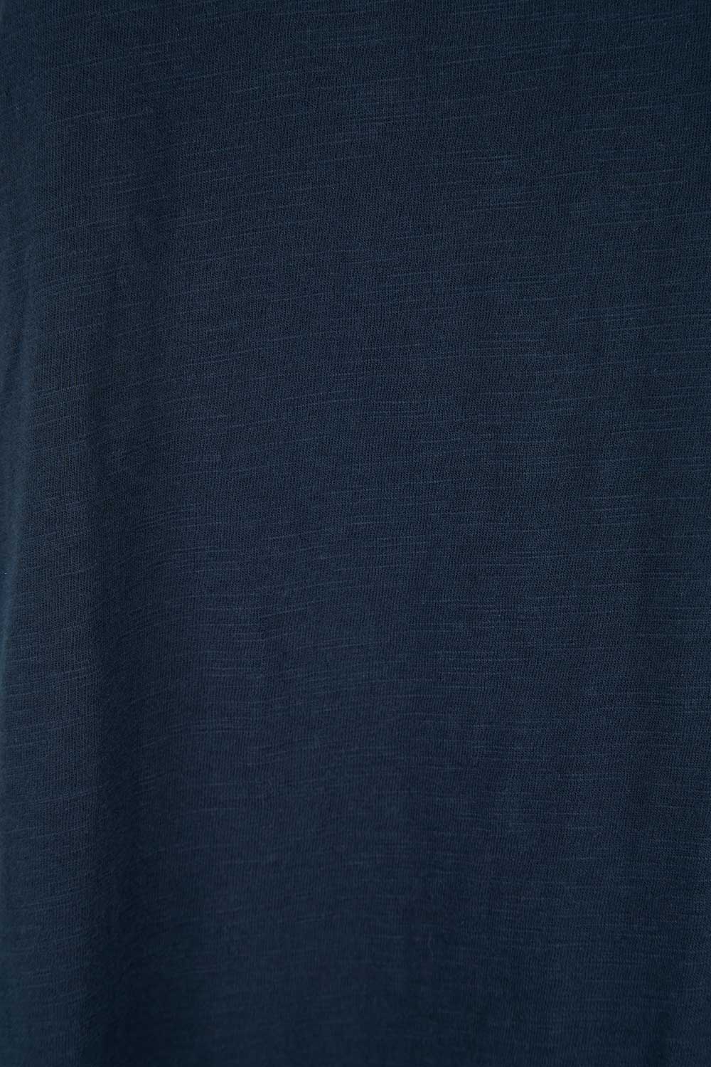 Product shot of the Fundamental Scoop Tank in colour Navy (Blue), detail