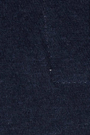 Product shot of the Fundamental Clover Tee in colour Navy (Blue), detail