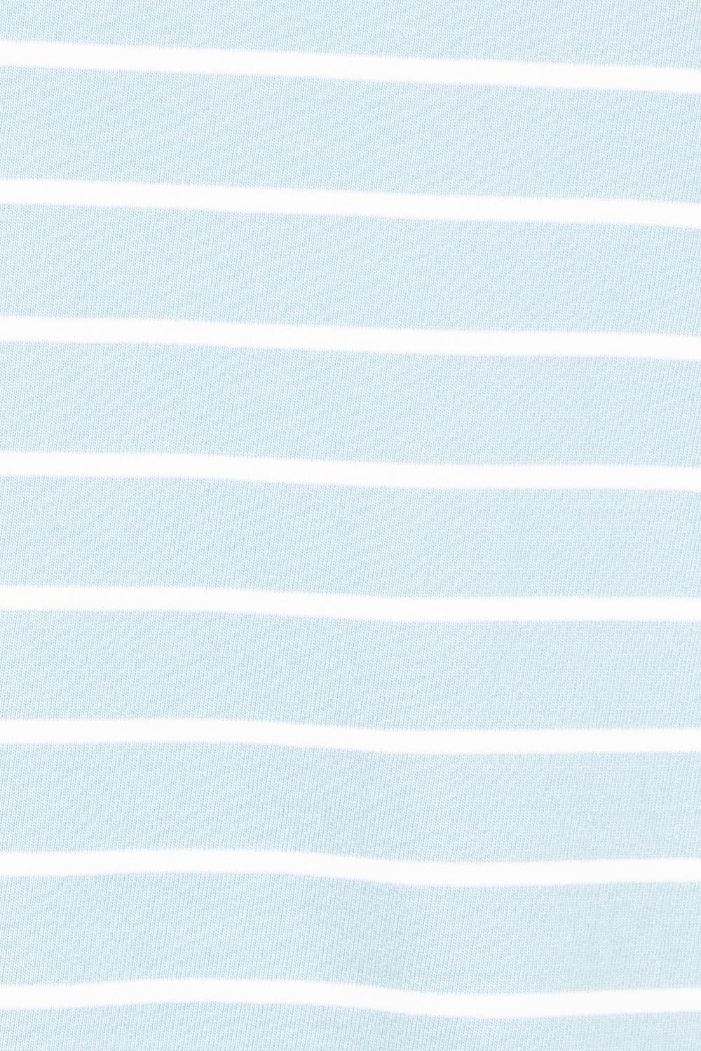 Fundamental Stripe Lounger Scoop Hoody - Lightblue