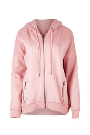 Product shot of the Fundamentals Cosy Hoody in colour Dustypnk (Pink), from the front