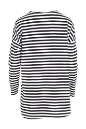 Preloved Fundamental Lauren Stripe LS Tee - Blkwhte