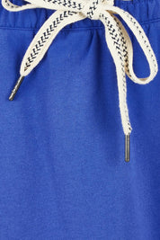 Product shot of the Fundamental Travel Skirt in colour Oceanblue (Blue), detail