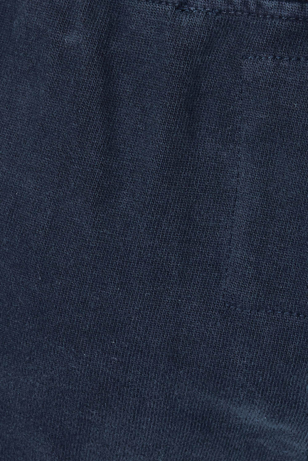 Product shot of the Fundamental Elm Logo Short in colour Navy (Blue), detail