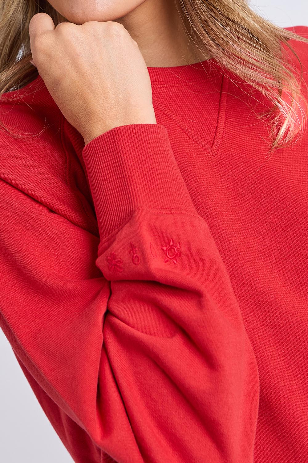 Fundamental Melbourne Cotton Crew – Cranberry